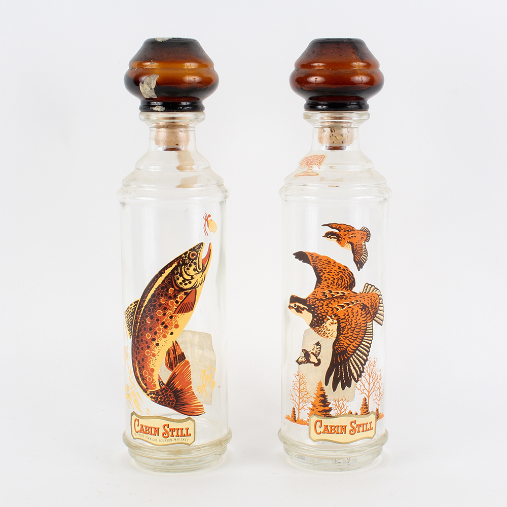 Vintage Cabin Still Decanters