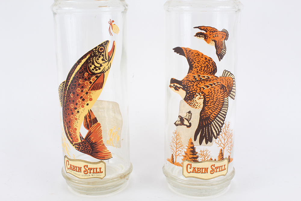 Vintage Cabin Still Decanters