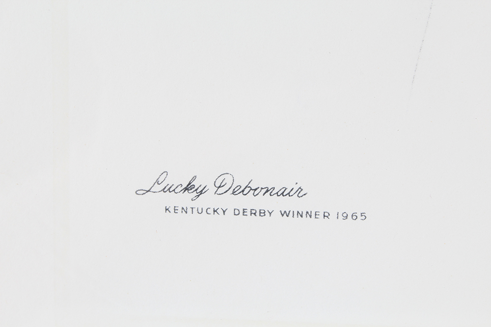 Talio-Crome Reproduced Print of "Lucky Debonair" by C.W. Ernst