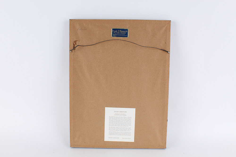 Talio-Crome Reproduced Print of "Lucky Debonair" by C.W. Ernst