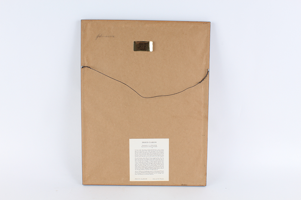 Talio-Crome Reproduced Print of "Proud Clarion" by S.J. Wallner