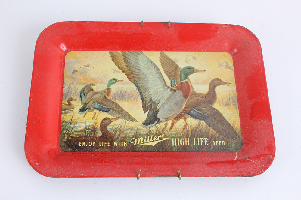 Beer Branded Vintage Metal Trays