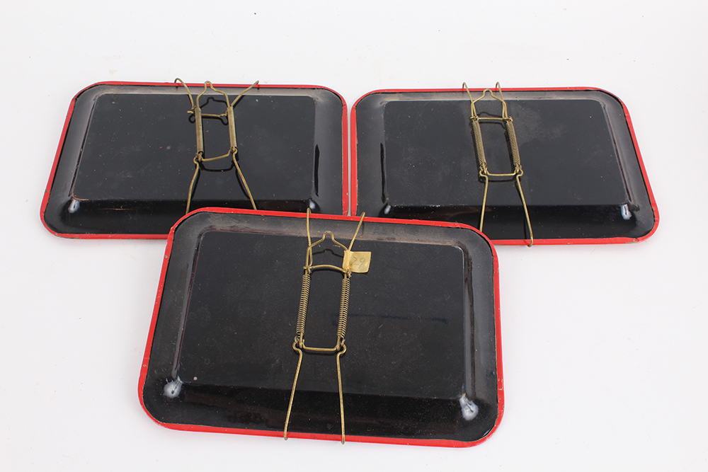 Beer Branded Vintage Metal Trays