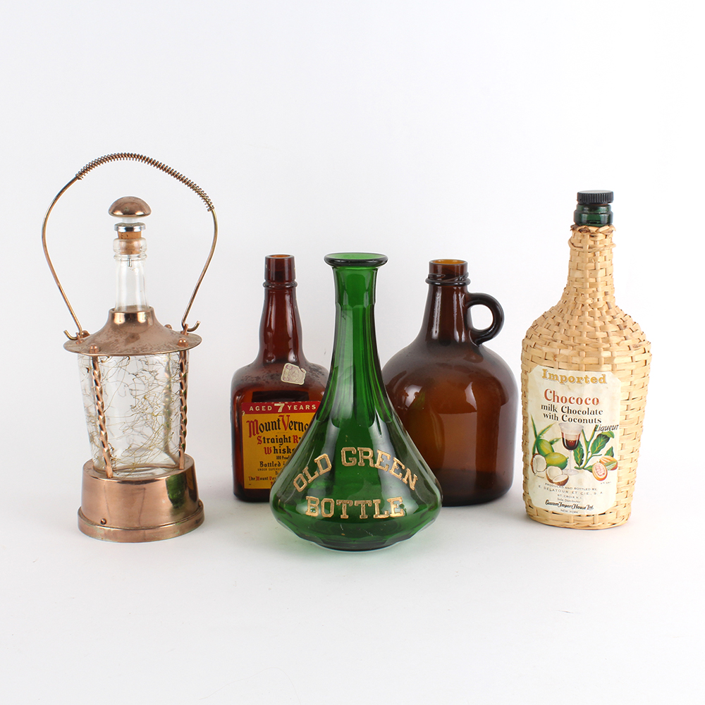 Eclectic Glass Decanters