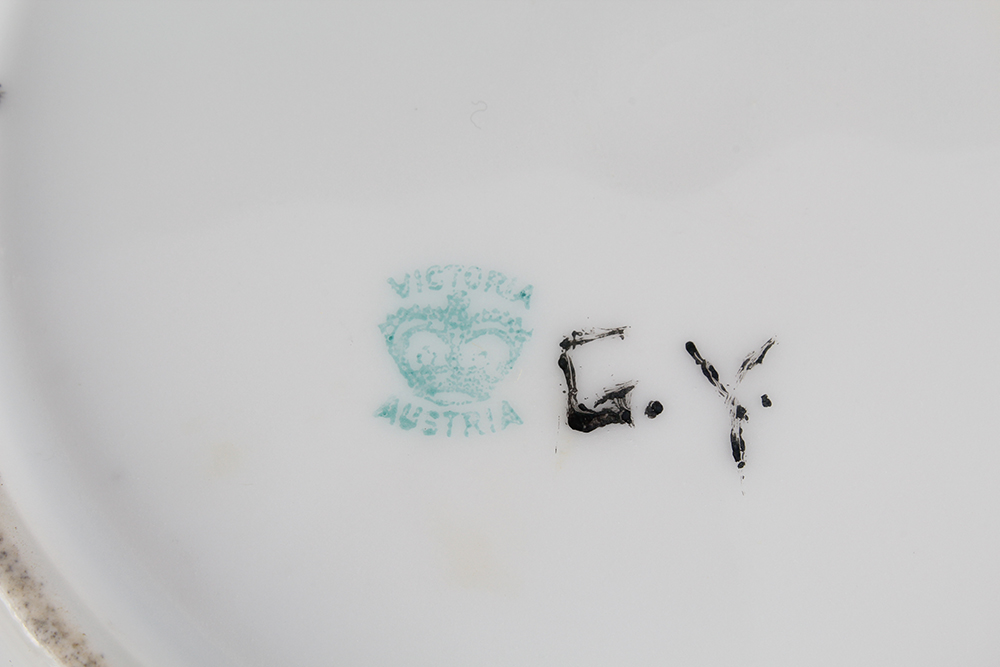 Assorted Porcelain Plates, Bowls, and Lidded Box