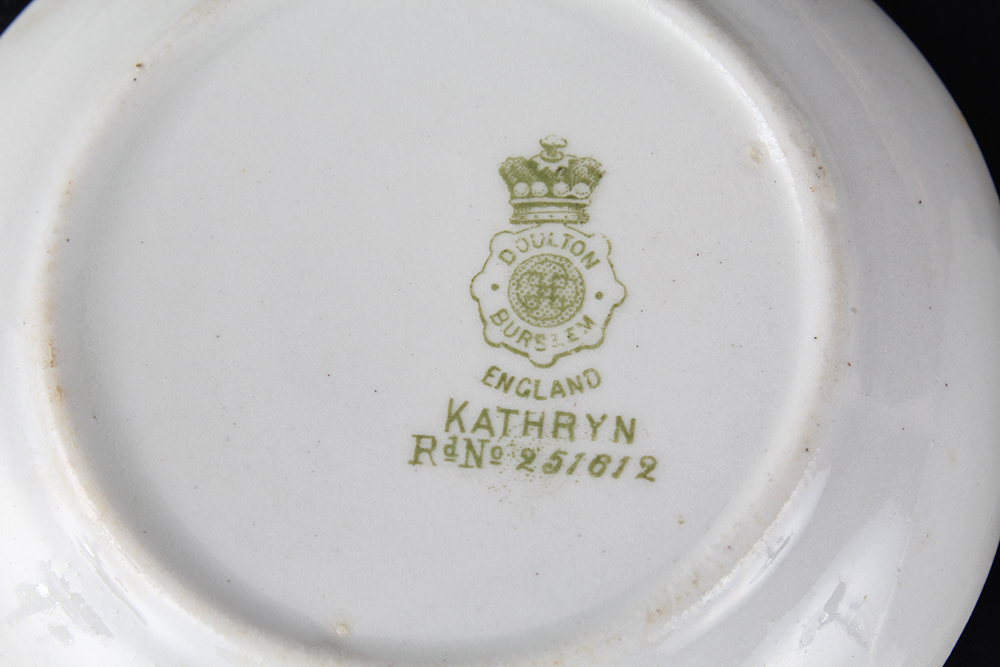 Variety of Butter Pat Plates and Other Small Porcelain Pieces