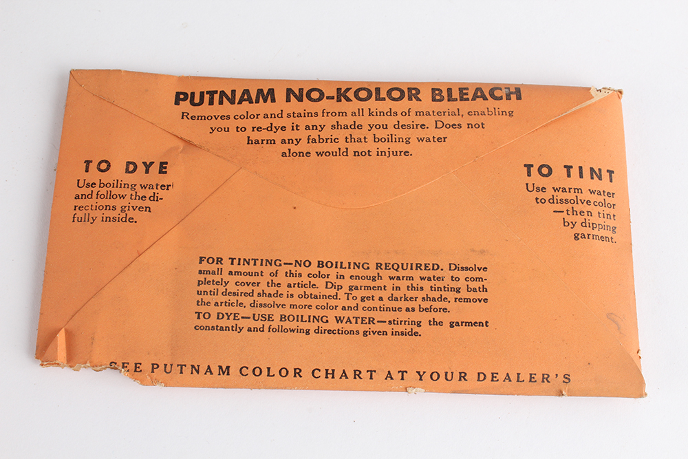 Vintage Putnam Dye Packets and Display Box