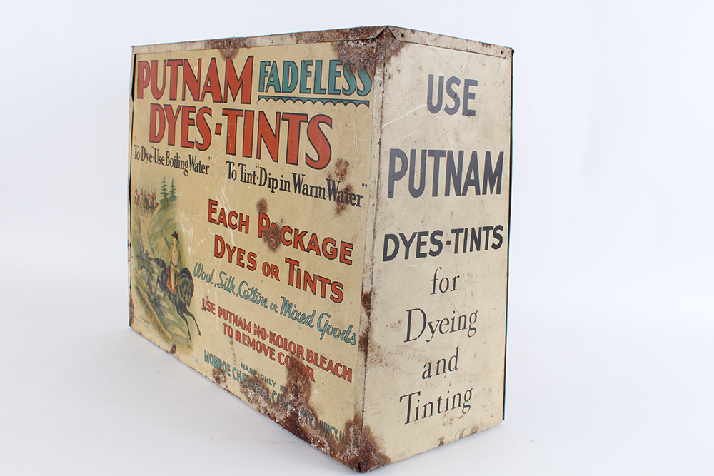 Vintage Putnam Dye Packets and Display Box