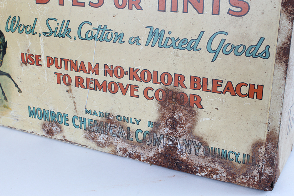 Vintage Putnam Dye Packets and Display Box