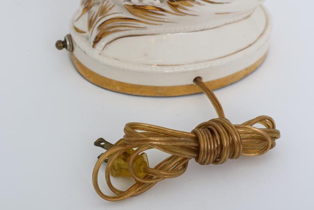 Vintage Cornucopia Table Lamp