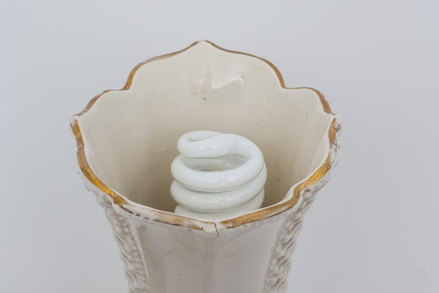 Vintage Cornucopia Table Lamp