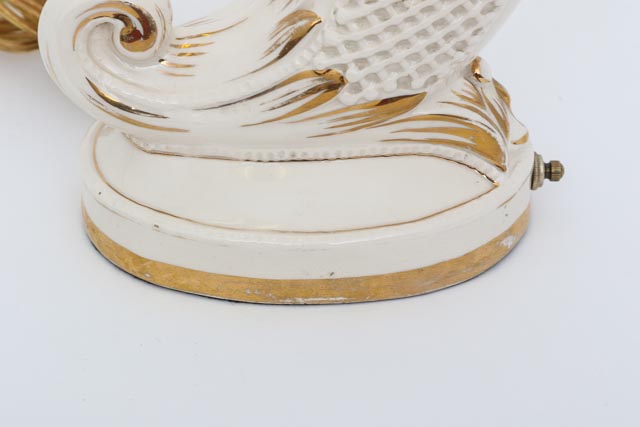 Vintage Cornucopia Table Lamp