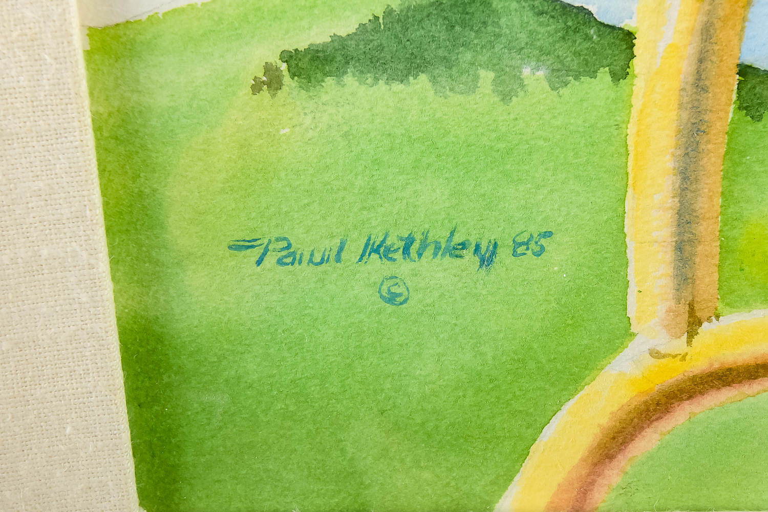 Original Vintage Paul Kethley Watercolor