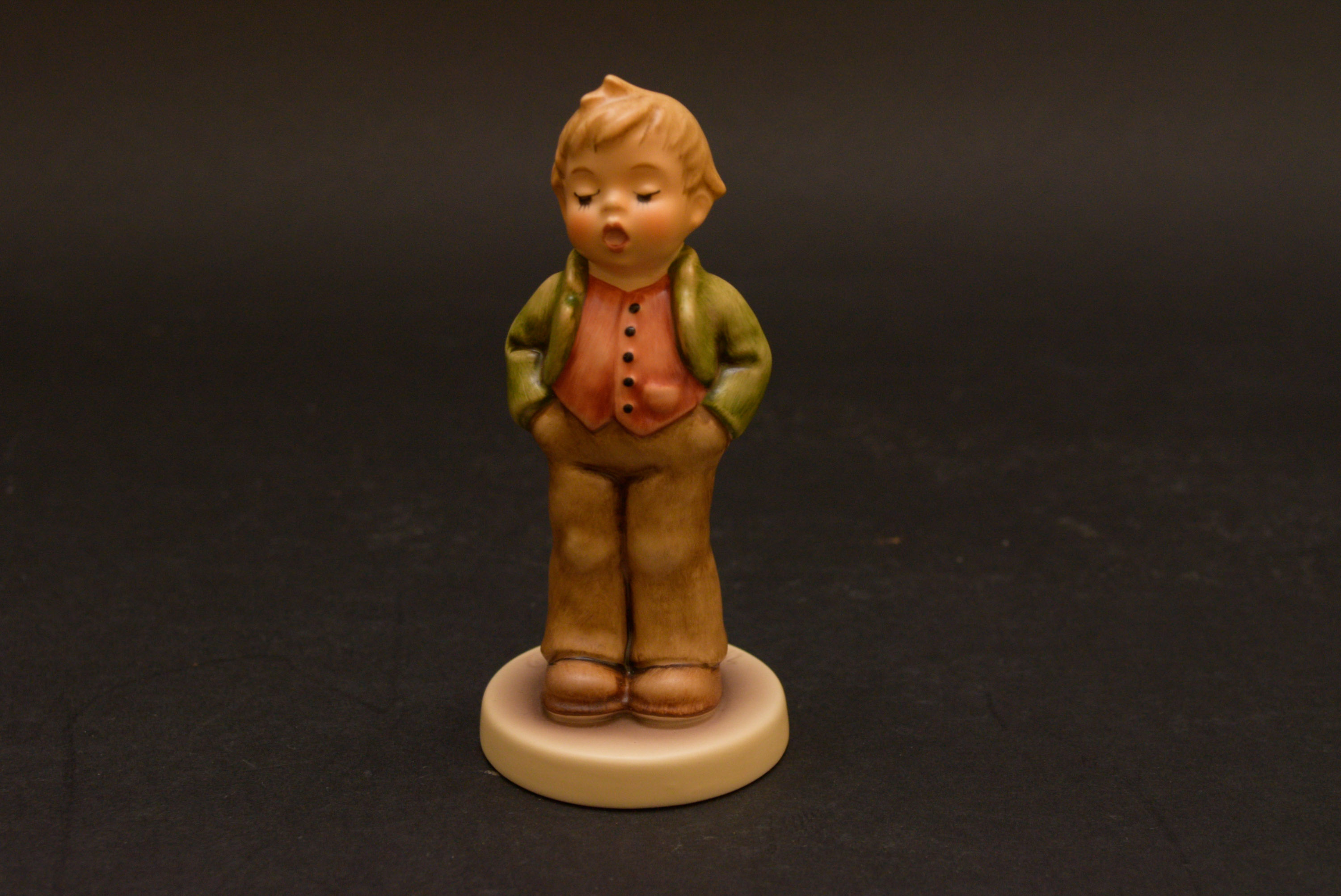 "Too Shy To Sing," "Honor Student" and "Sted Fast Suprano" Hummel Figurines