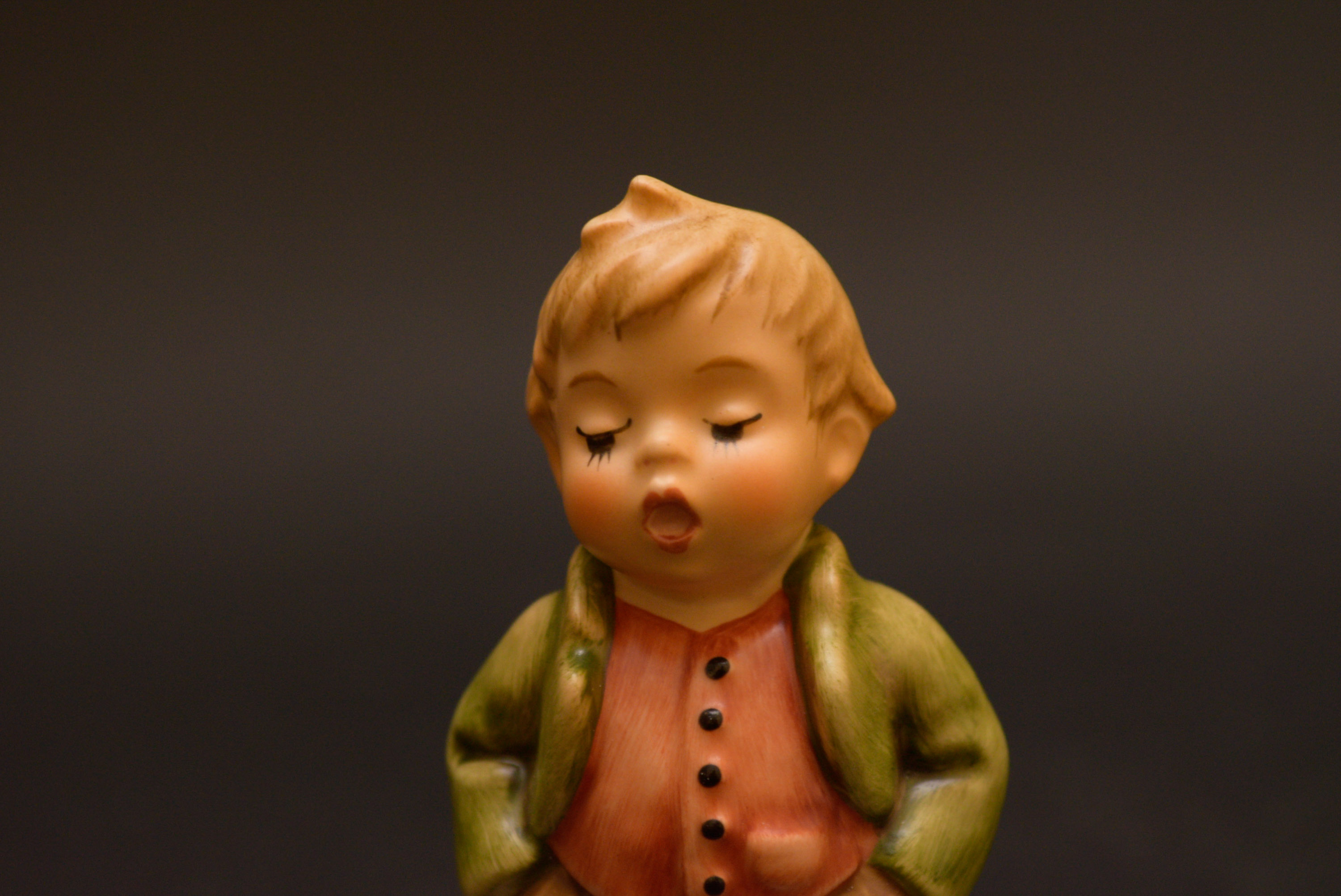 "Too Shy To Sing," "Honor Student" and "Sted Fast Suprano" Hummel Figurines