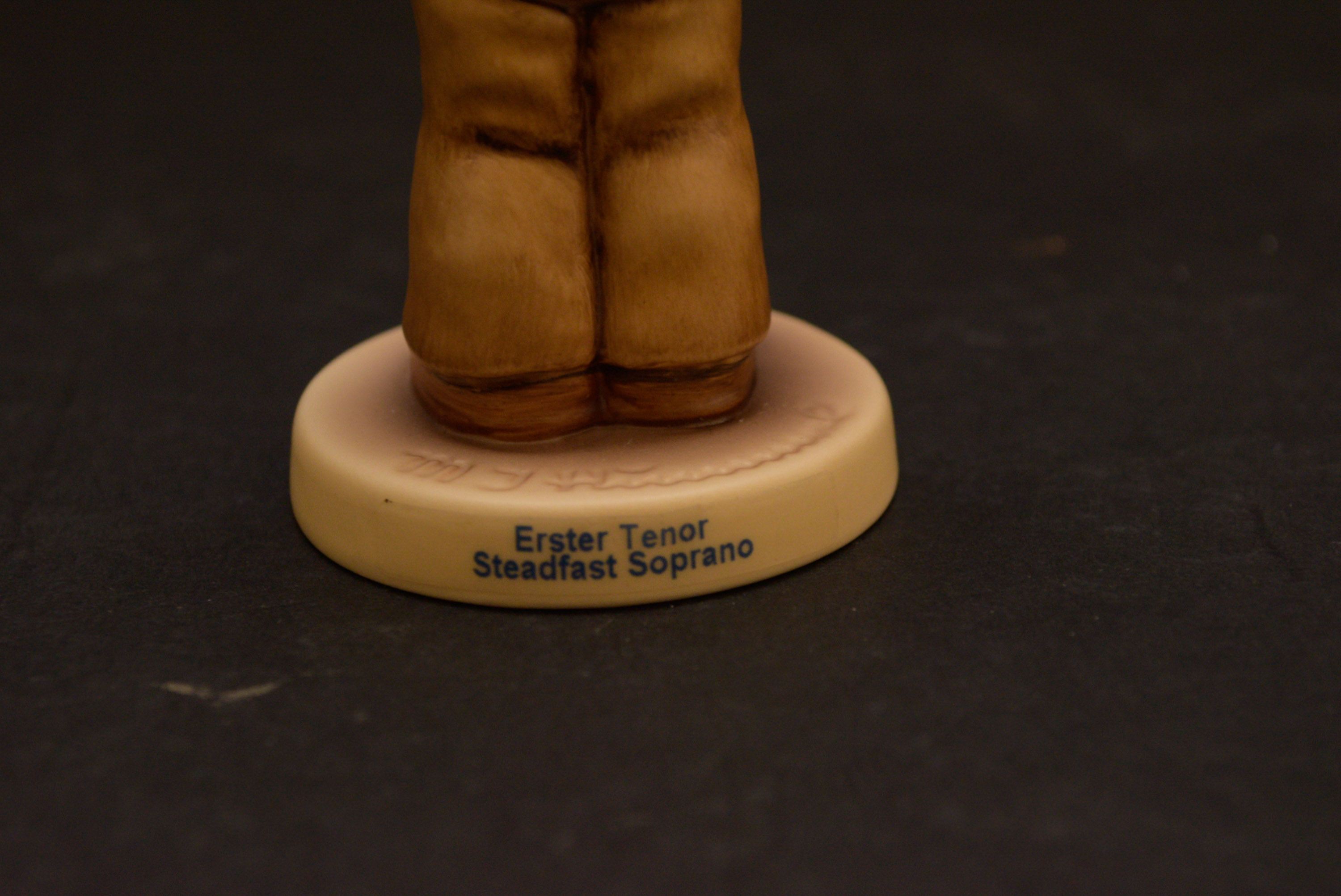 "Too Shy To Sing," "Honor Student" and "Sted Fast Suprano" Hummel Figurines