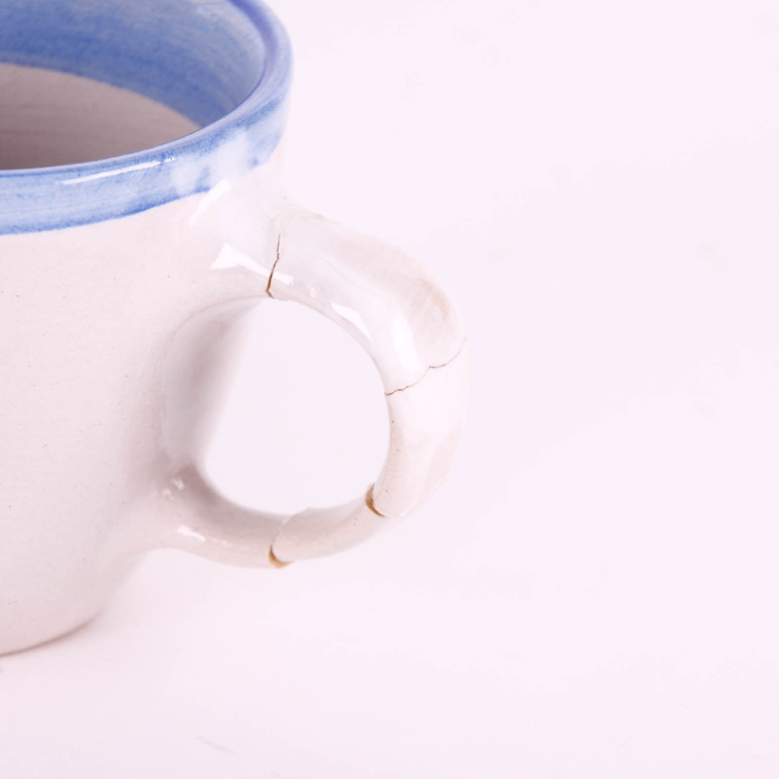 M.A. Hadley Blue and White Stoneware