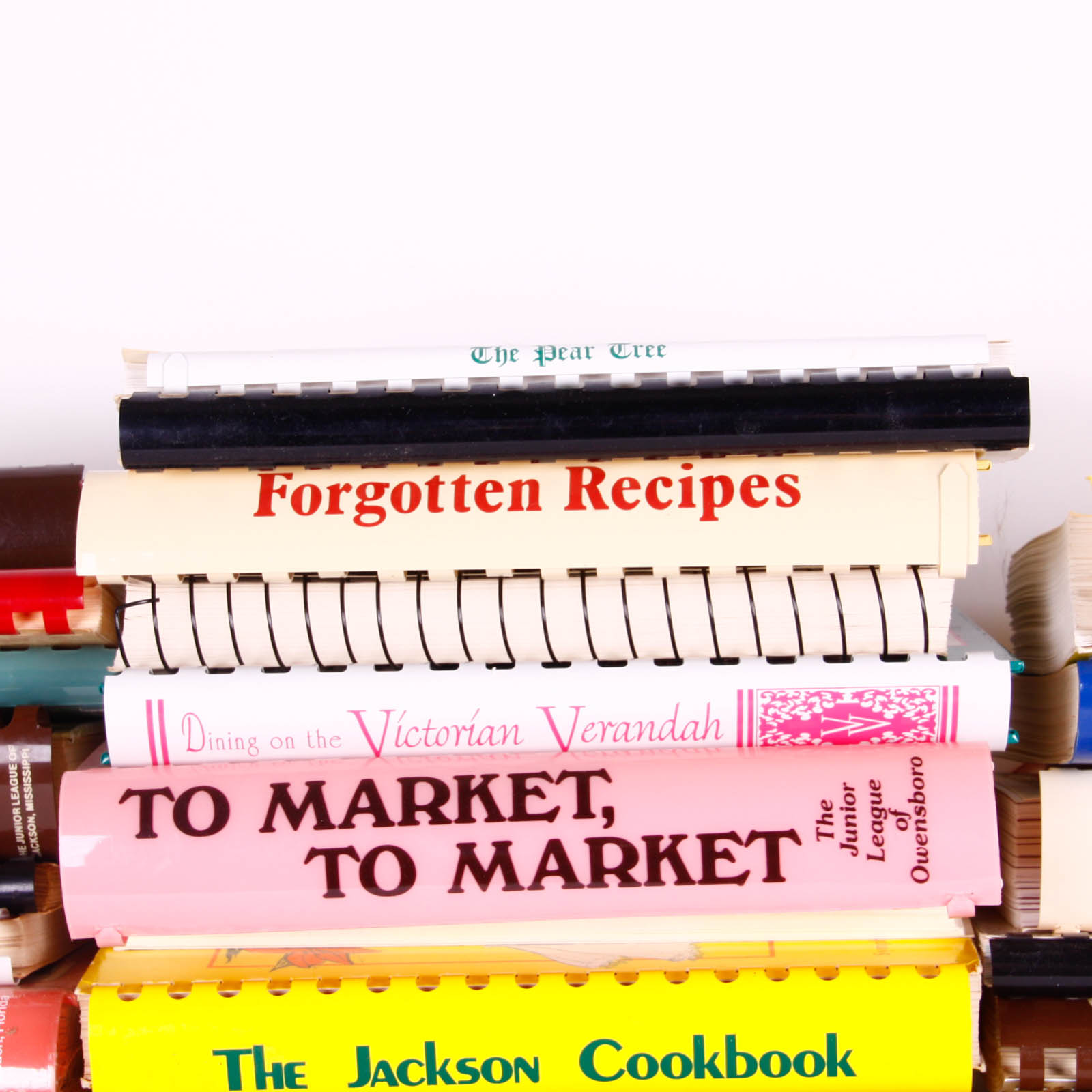 Variety of Spiral-Bound Cookbooks