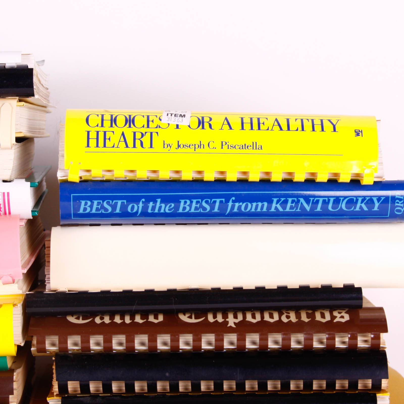 Variety of Spiral-Bound Cookbooks