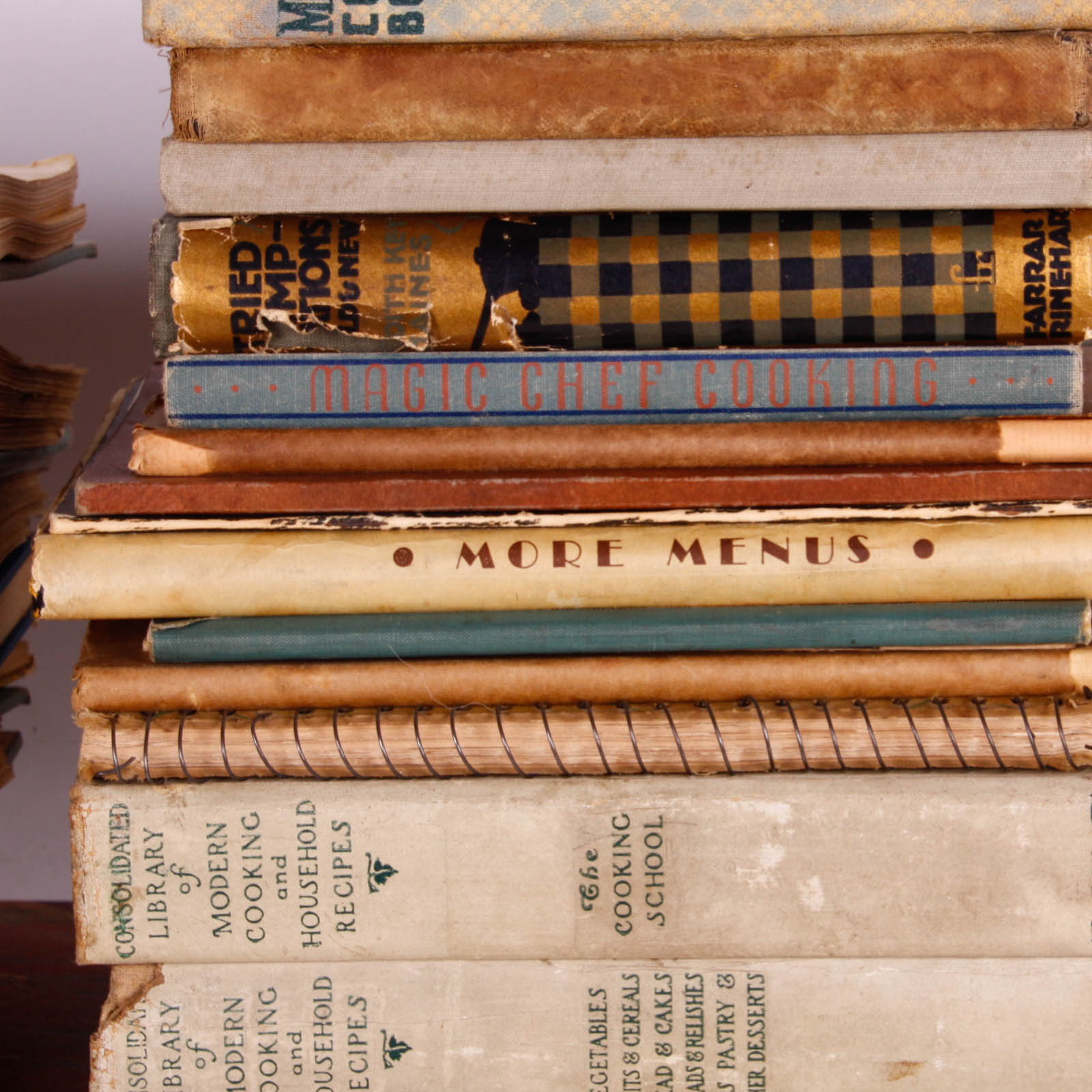 Vintage Cookbooks from Before the 1940's