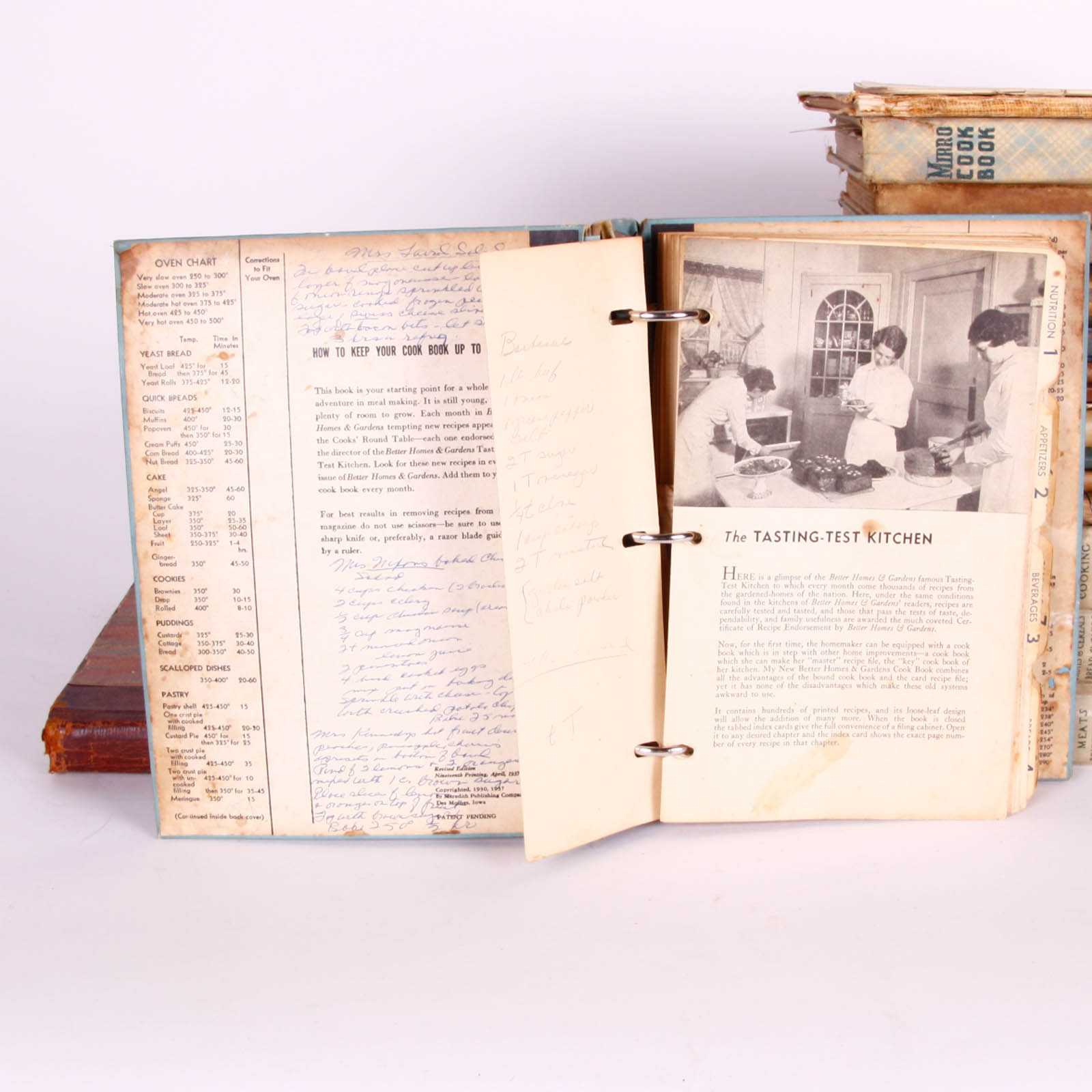 Vintage Cookbooks from Before the 1940's