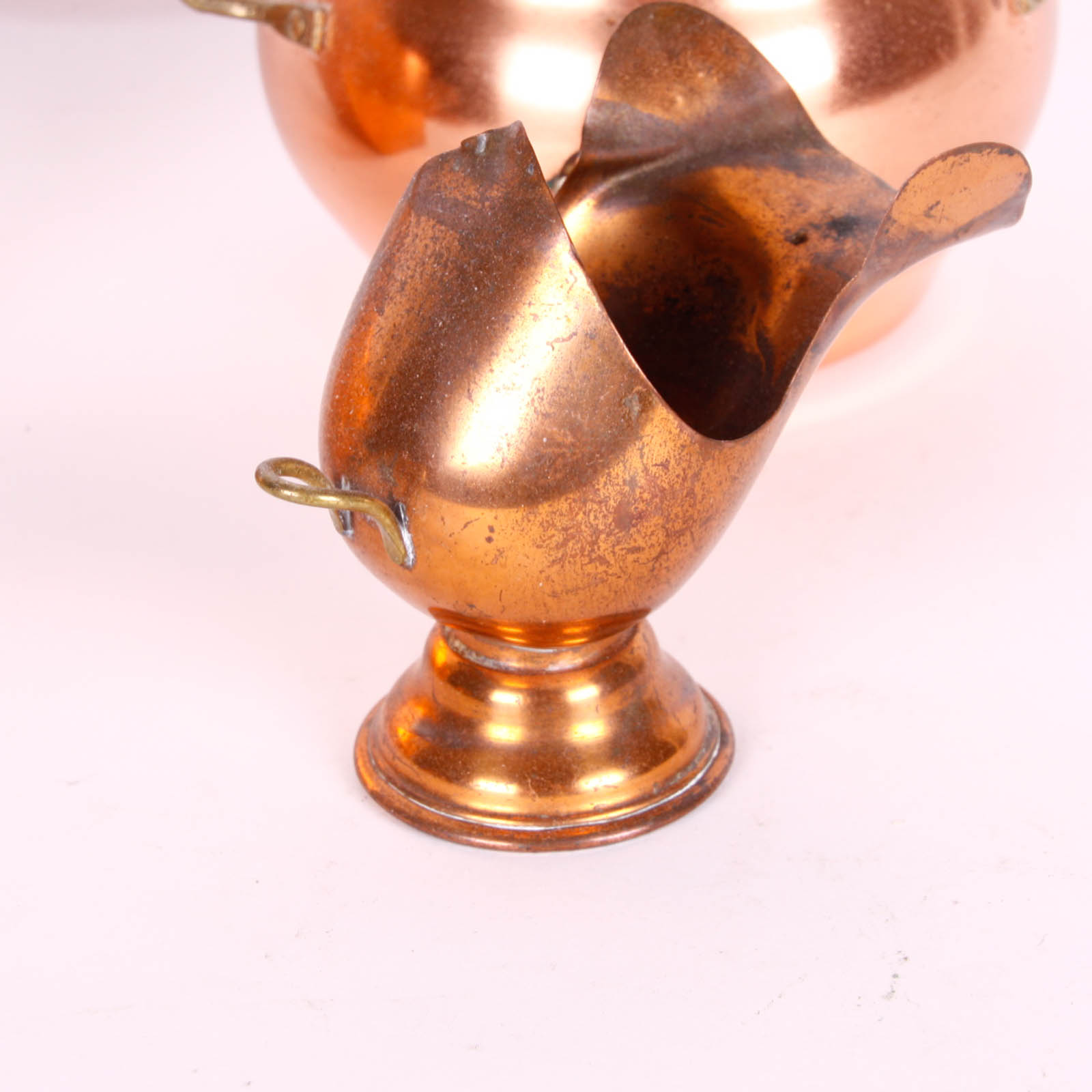 Selection of Small Copper Decor, Pots, and More