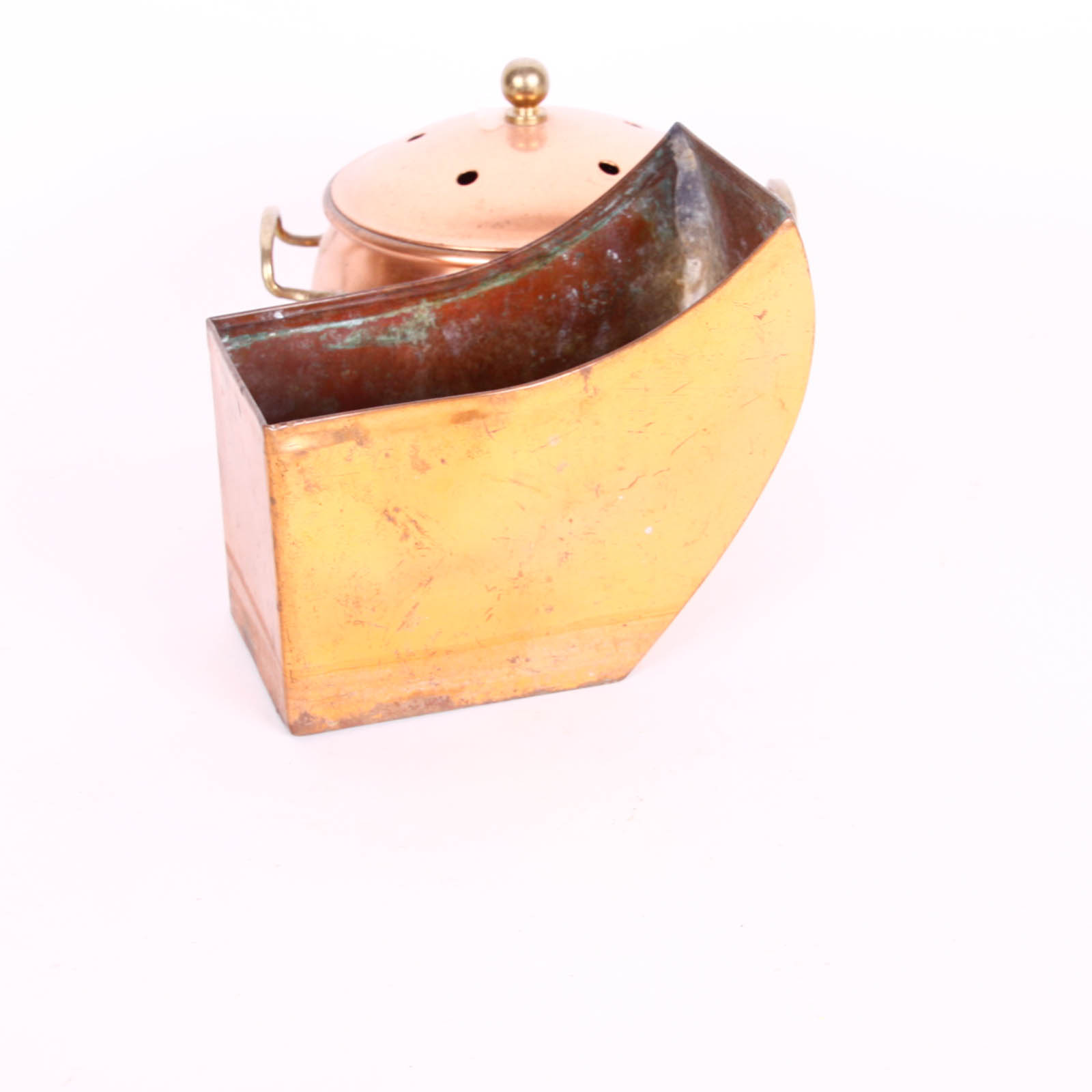 Selection of Small Copper Decor, Pots, and More