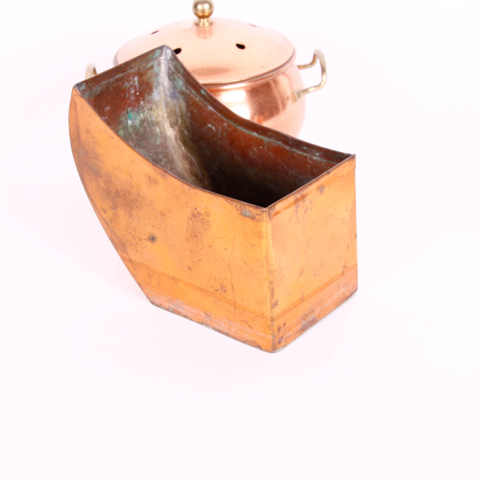 Selection of Small Copper Decor, Pots, and More