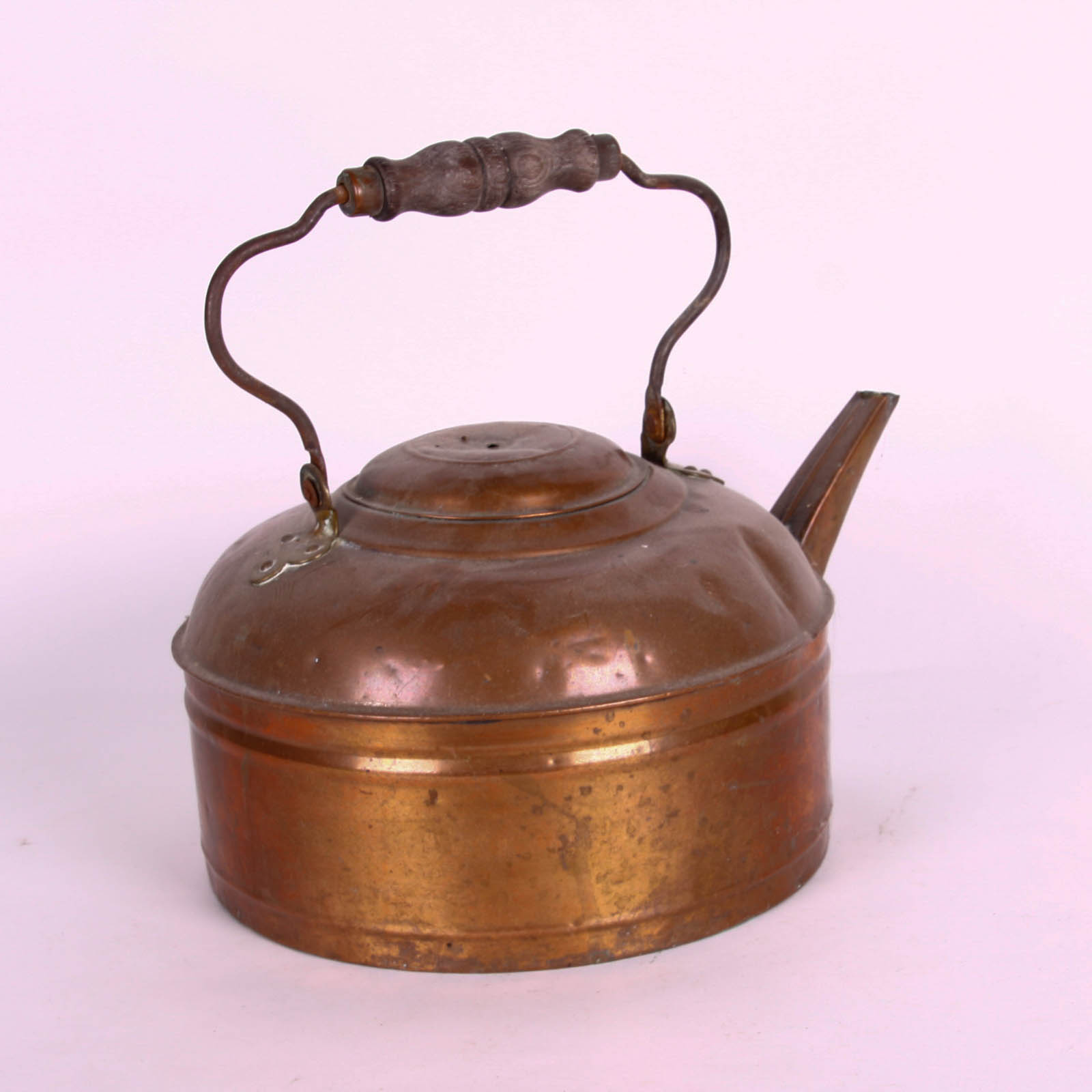 Trio of Vintage Copper Tea Kettles