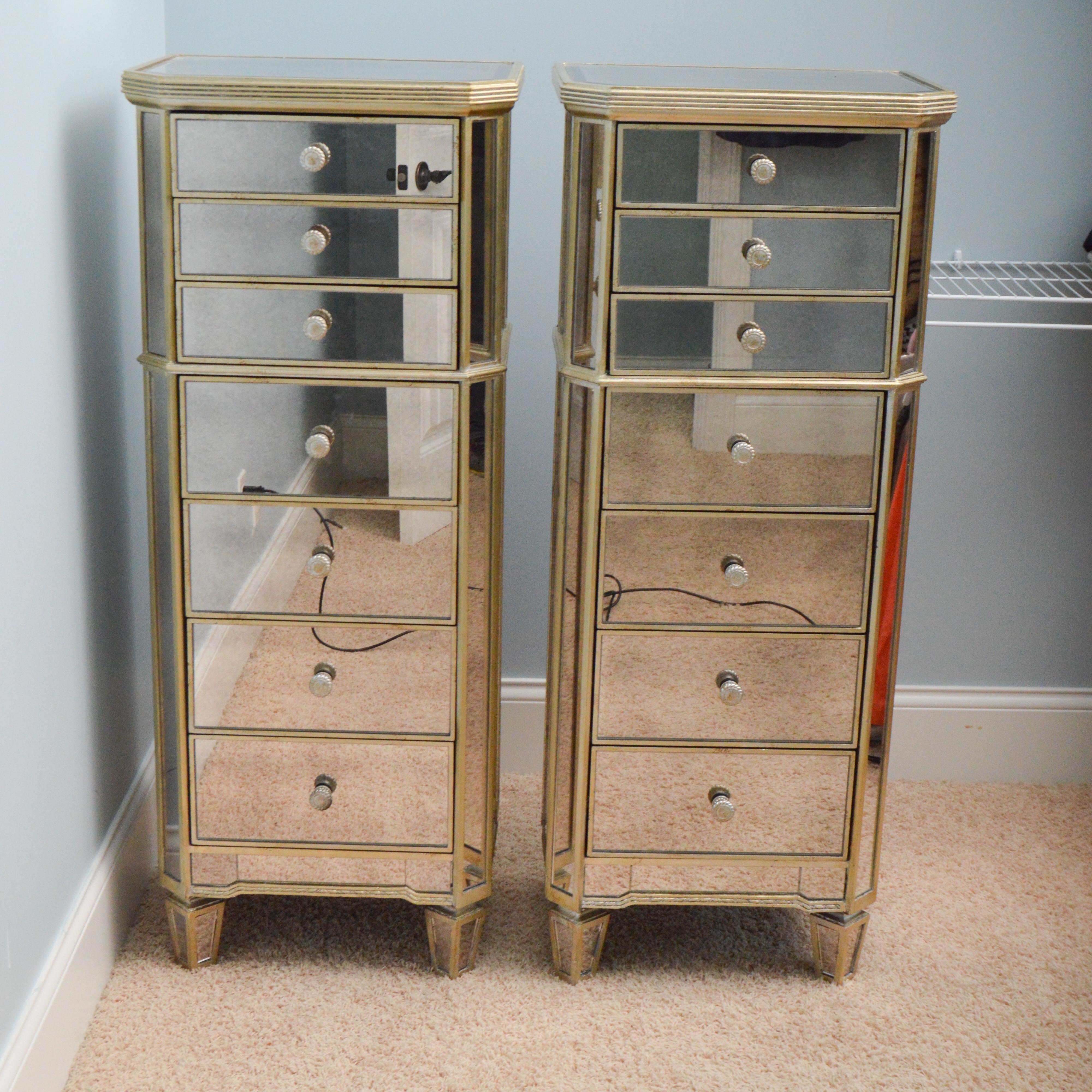 Zhong Shun Wood Art Co. Mirrored Lingerie Chests