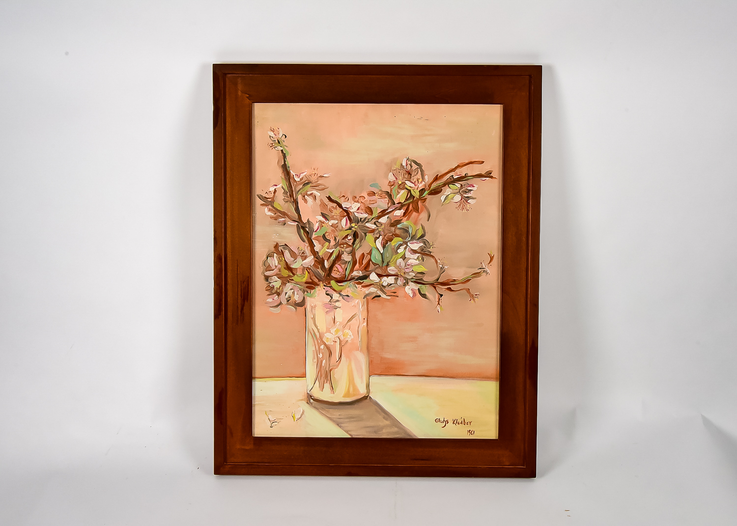 Signed Gladys Kleiber Floral Still Life Painting