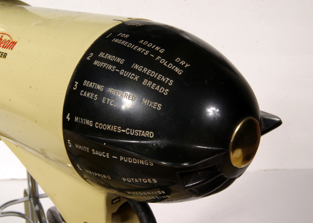 Vintage Yellow and Black Sunbeam Mixmaster