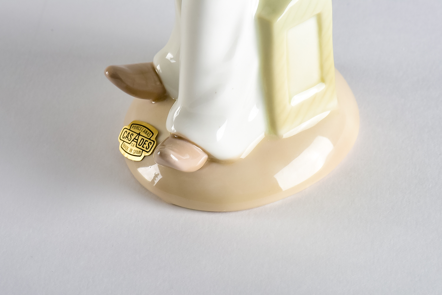 Casades Hand-Painted Porcelain Clown Figurine