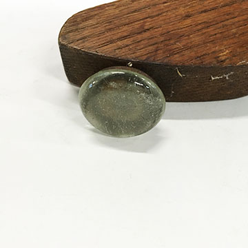 Antique Campaign War Chair with Cowhide Seat and Back