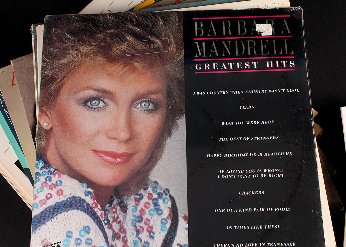 Collection of Female Pop and Country 33 RPM Records