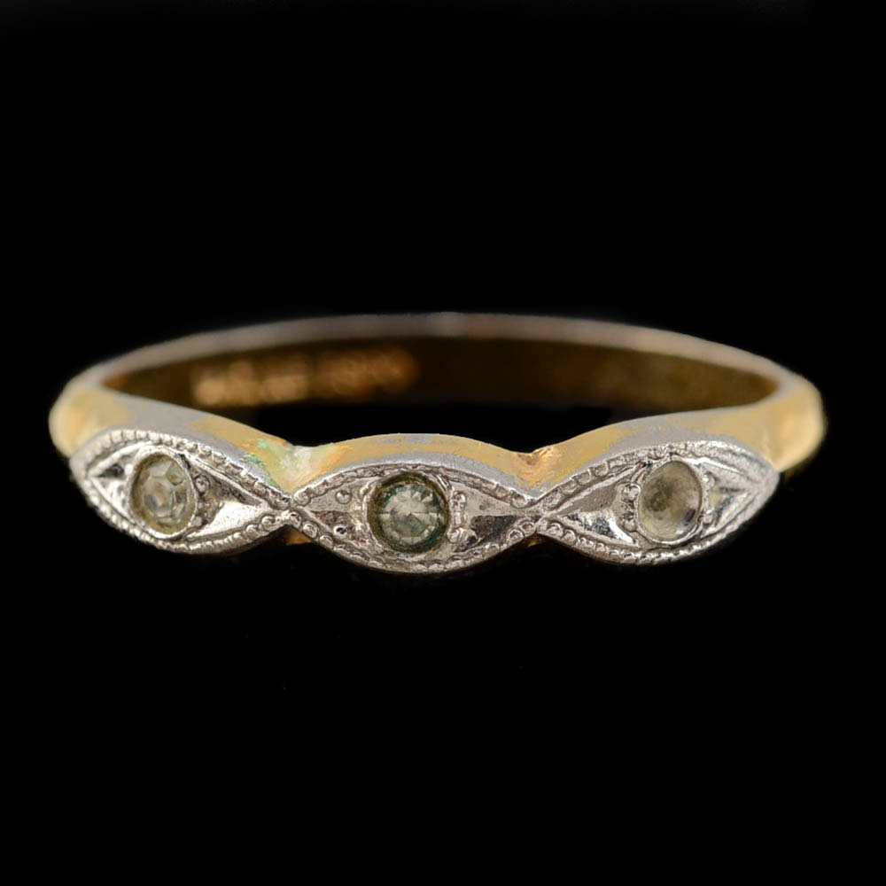 Costume Electroplate Ring and Costume Ring Set in Nickel