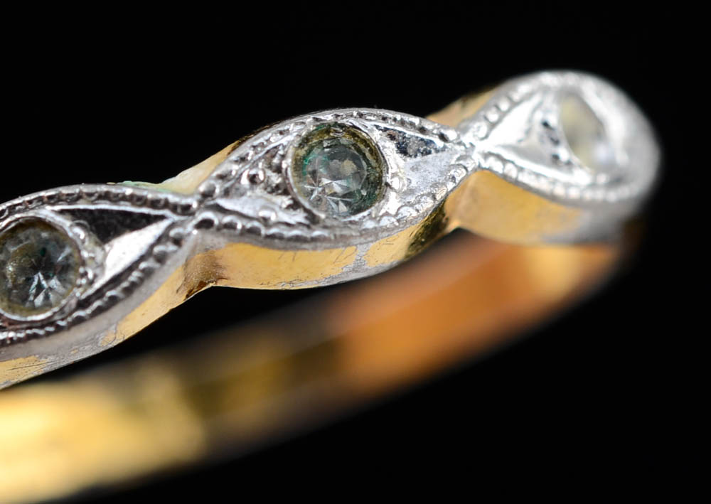 Costume Electroplate Ring and Costume Ring Set in Nickel