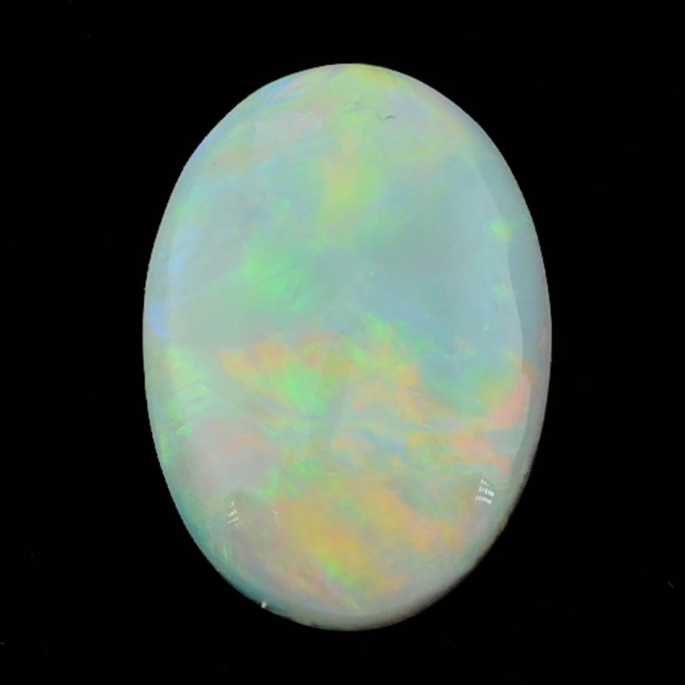 Loose 3.47 Carat Oval Opal Gemstone From The National Opal Collection