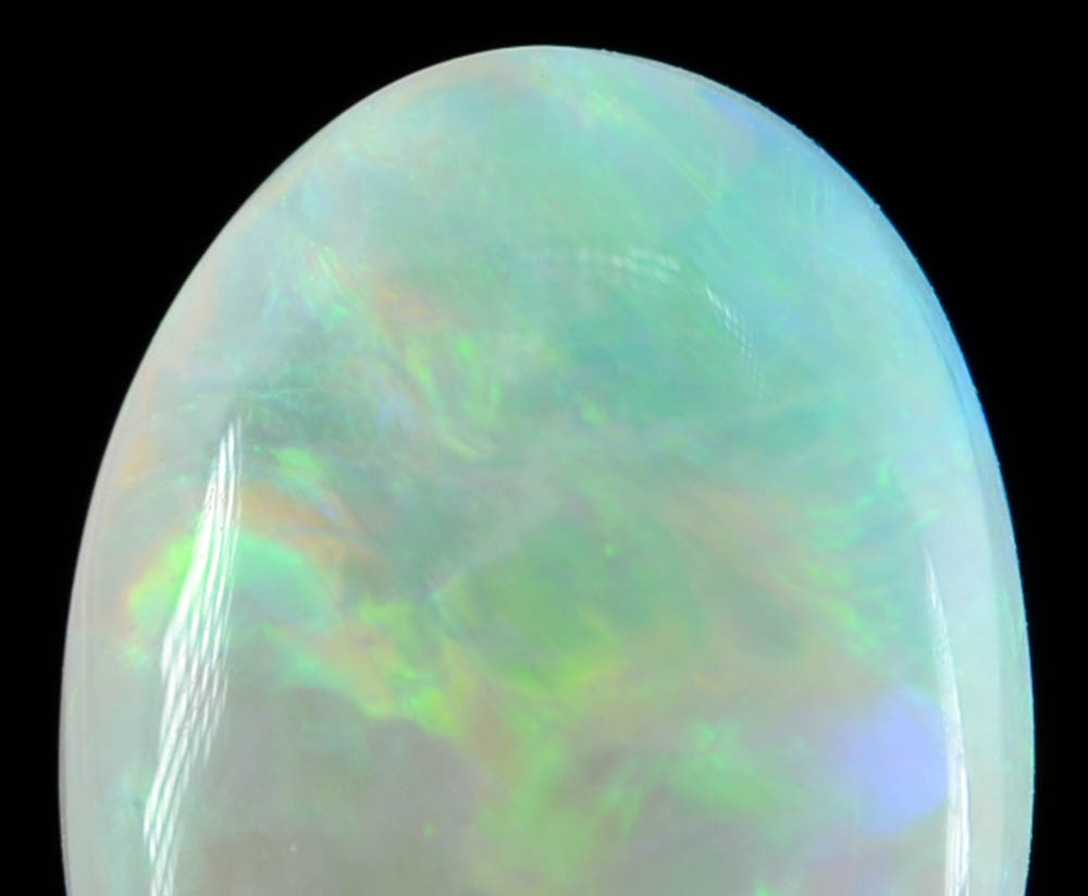 Loose 3.47 Carat Oval Opal Gemstone From The National Opal Collection