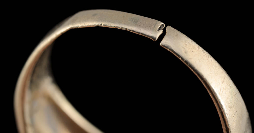 Men's Vintage 14K Yellow Gold Diamond Band