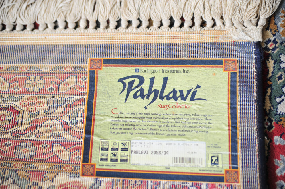 Burlington Industries Pahlavi Collection Machine Woven Rug EBTH