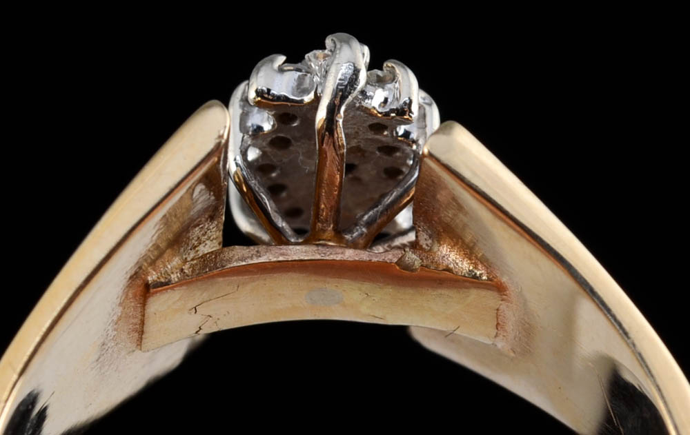 10K Yellow Gold Diamond Ring