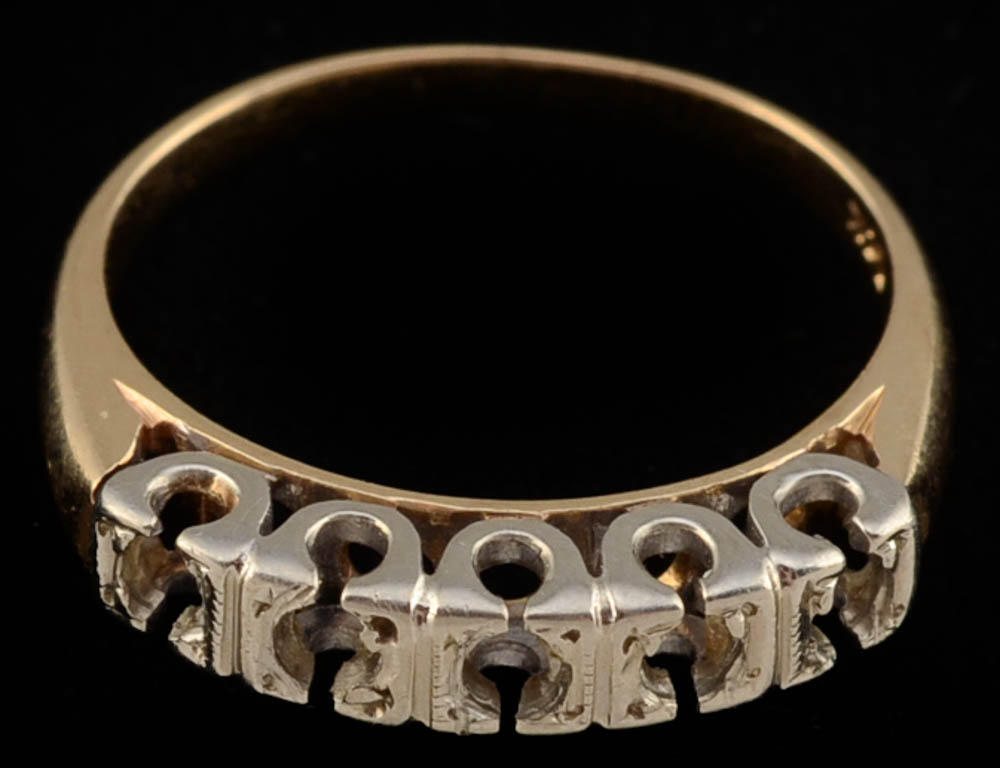 Scrap Gold Lot Including a Single Diamond Earring