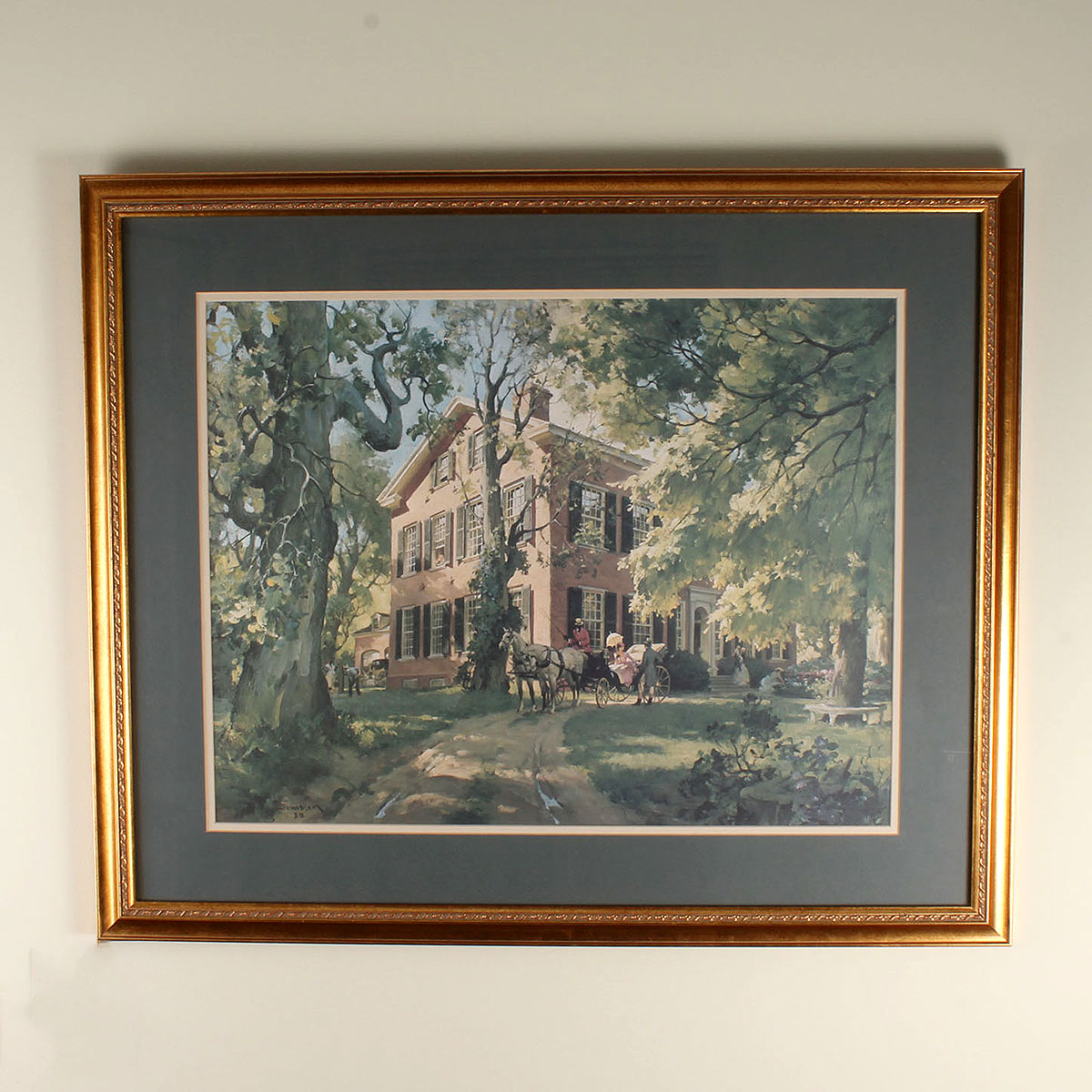 Haddon Sundblom Print of "My Old Kentucky Home"