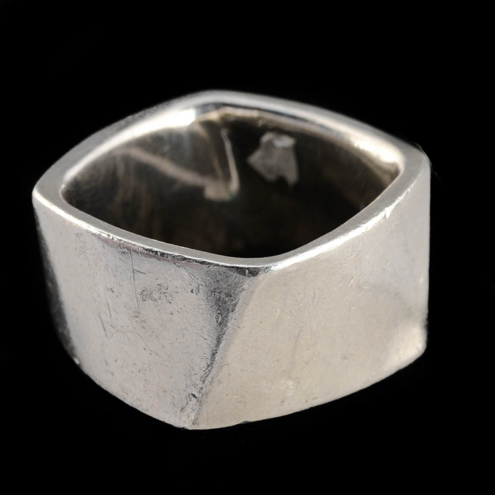 Tiffany & Co. Frank Gehry Sterling Silver Torque Ring