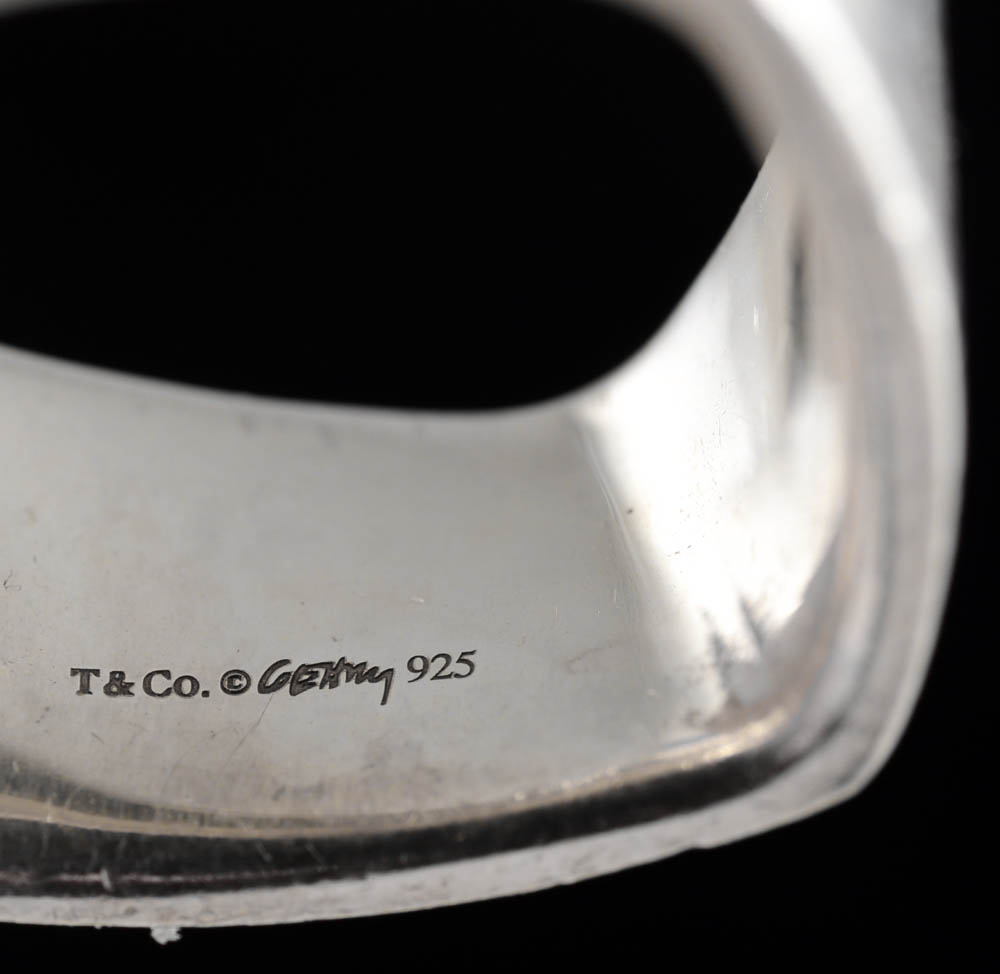 Tiffany & Co. Frank Gehry Sterling Silver Torque Ring