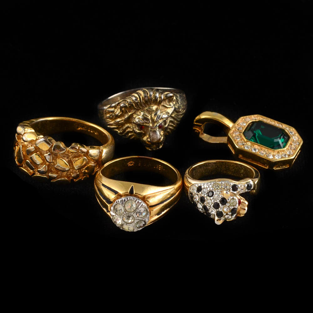 Four Rings and Pendant