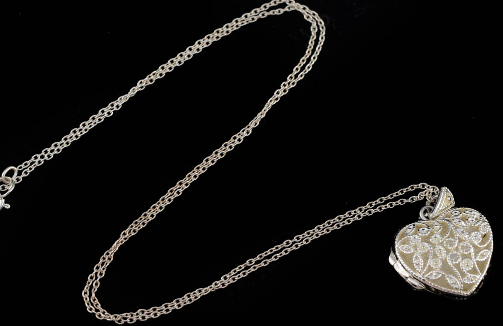 Three Sterling Silver Necklaces