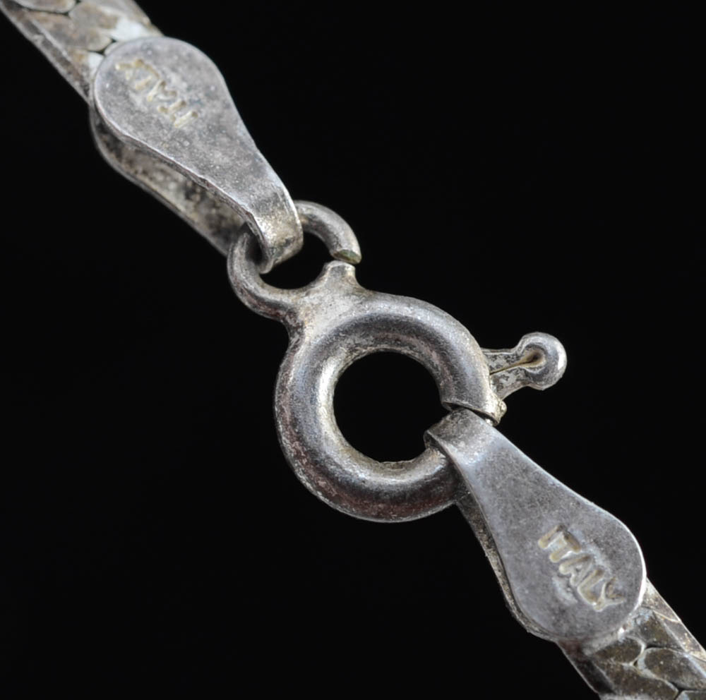 Three Sterling Silver Necklaces