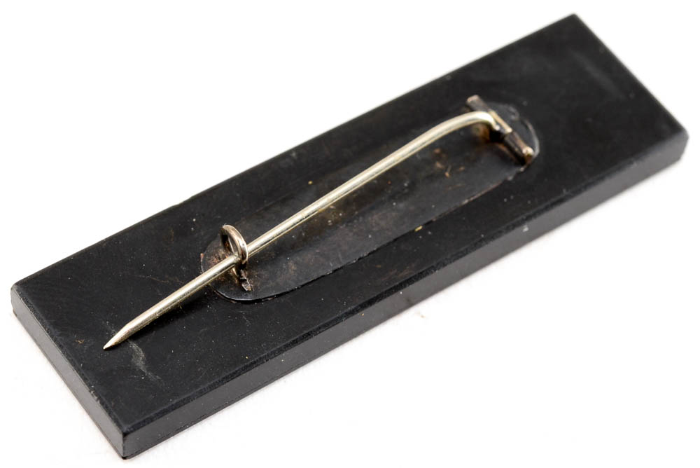 Vintage Pietra Dura Plaque Brooch